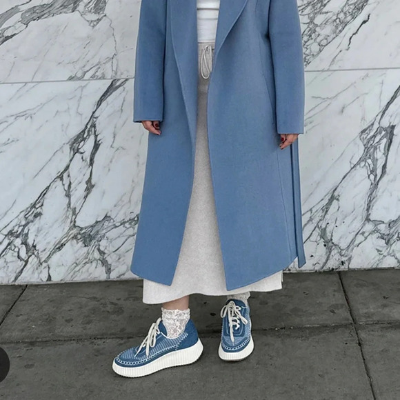 Dolce Vita Dolen Navy Blue Sneakers – Women's Size 6.5, Stylish Platform - Picture 5 of 7